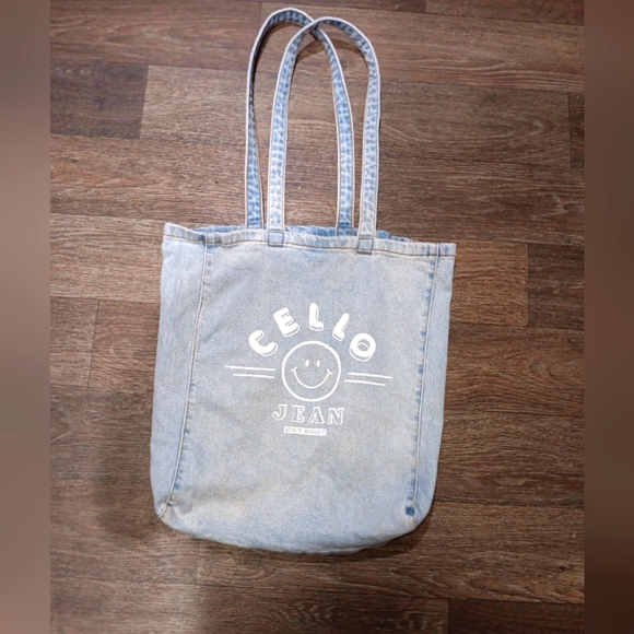 Cello Blue Jean Tote Bag - Picture 1 of 4
